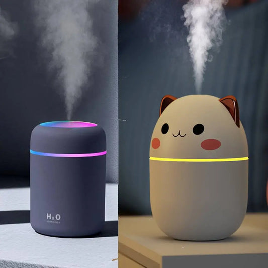 Portable Air Humidifier Aroma Essential Oil Diffuser Mini Mute